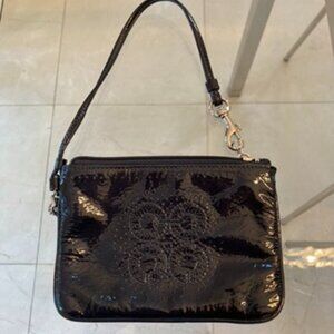 COACH mini leather clutch